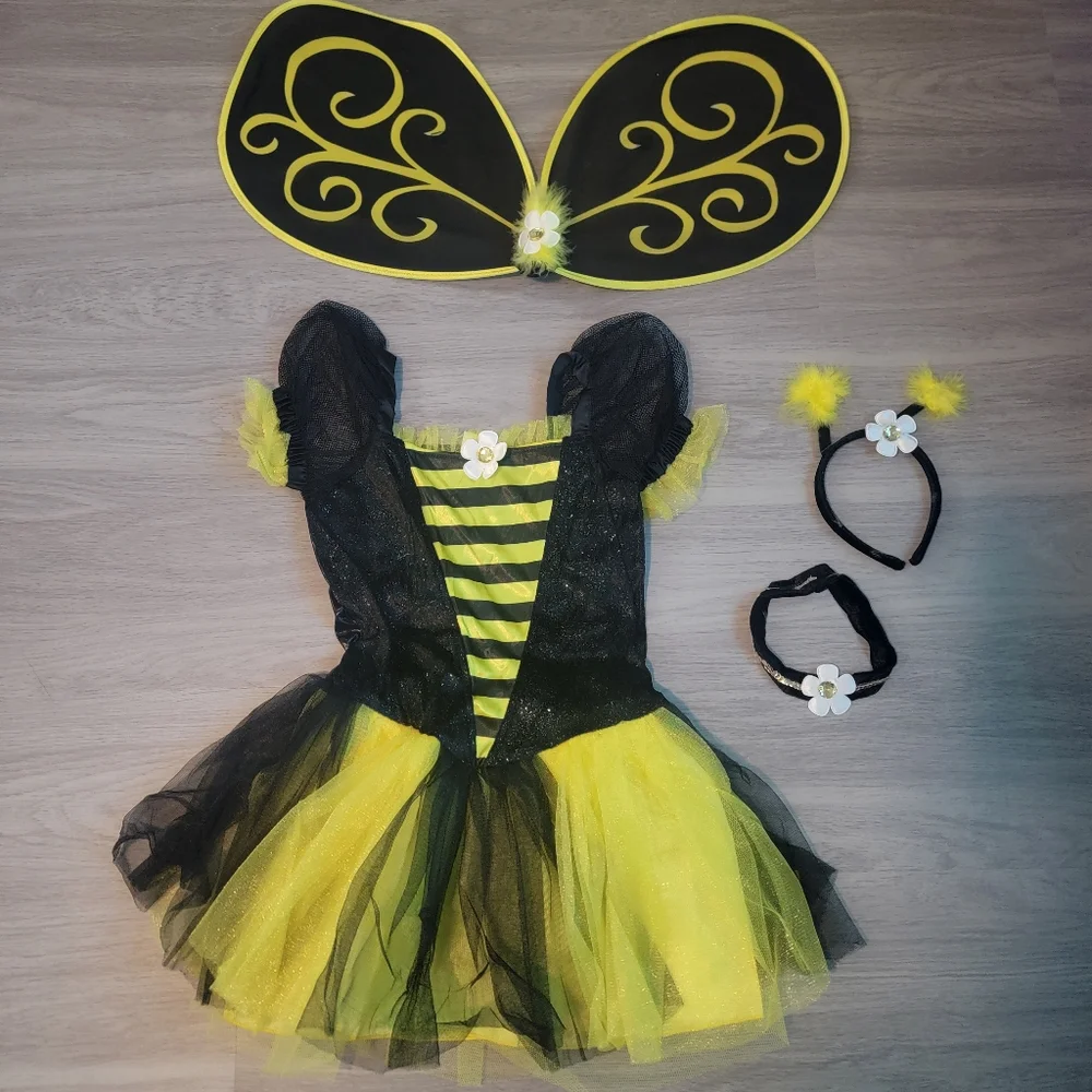 50% Off🔥 Kids Black And Yellow bee costume